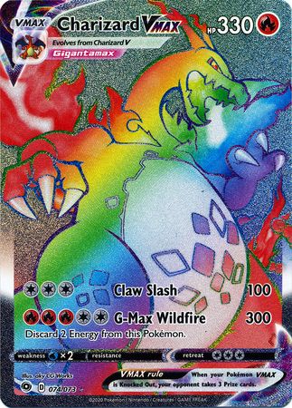 Charizard VMAX Hyper Rare - 74/73