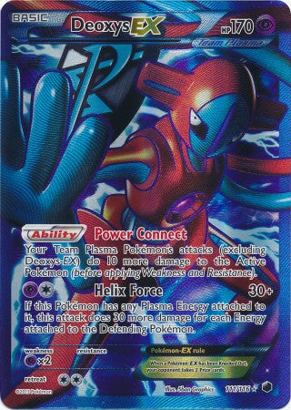 Deoxys Ex Full Art - 111/116 - Ultra Rare Plasma Freeze Jimbos Cards Deoxys Ex Full Art - 111/116 - Ultra Rare Plasma Freeze Jimbos Cards