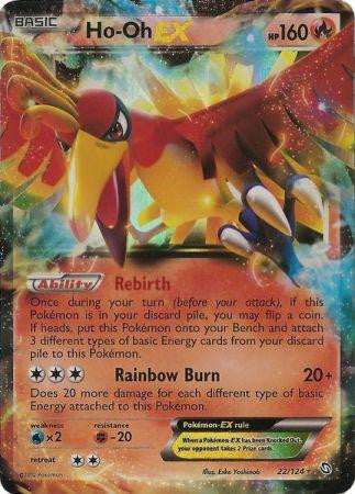 ho oh v pokemon card value Ho-Oh Ex - 22/124