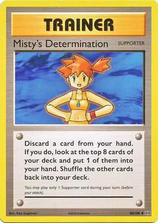 Misty's Determination - 80/108 - Uncommon