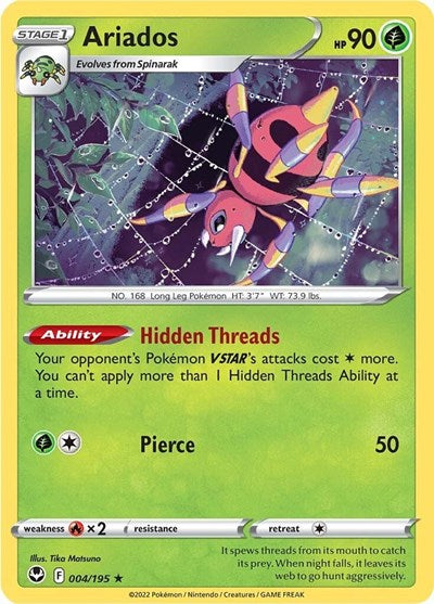 Ariados - 4/195 - Holo Rare