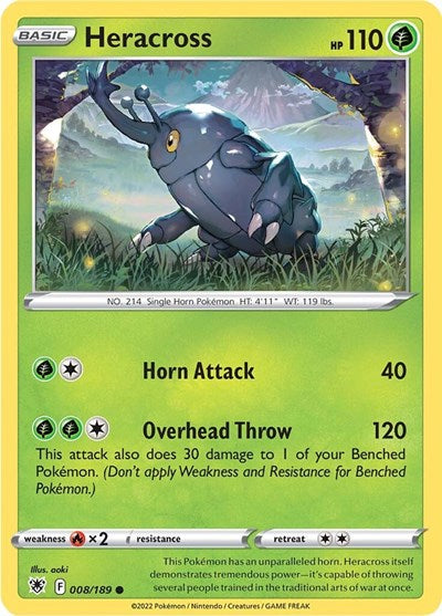 Heracross - 8/189 - Common Reverse Holo