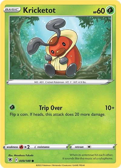Kricketot - 9/189 - Common Reverse Holo