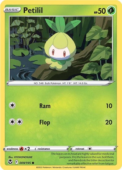 Petilil - 9/195 - Common Reverse Holo