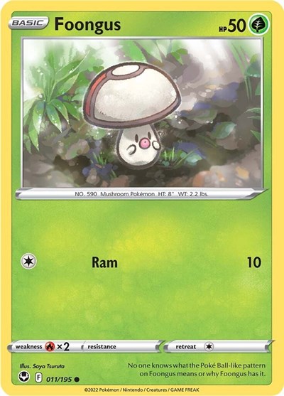 Foongus - 11/195 - Common Reverse Holo