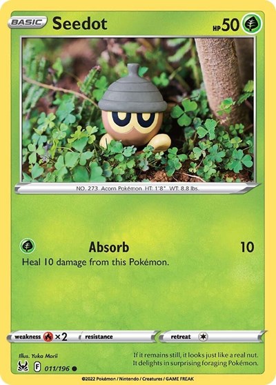 Seedot - 11/196 - Common Reverse Holo