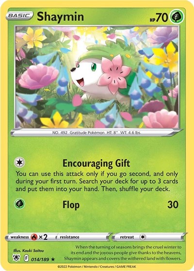 Shaymin - 14/189 - Rare Reverse Holo