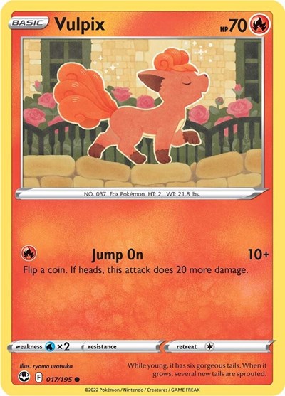 Vulpix - 17/195 - Common Reverse Holo