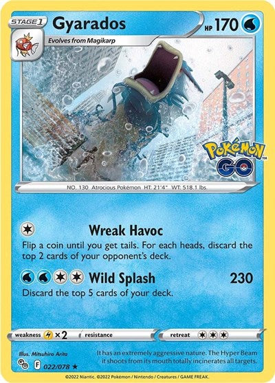Gyarados - 22/78 - Holo Rare