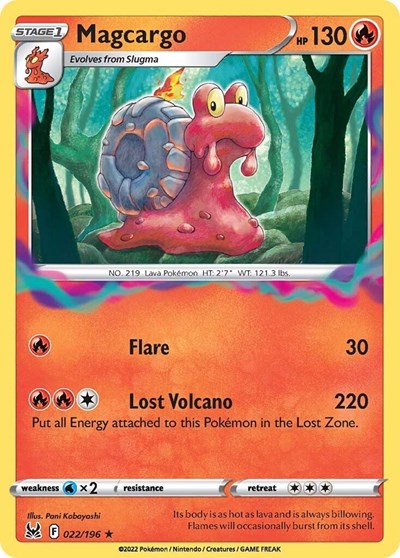 Magcargo - 22/196 - Rare