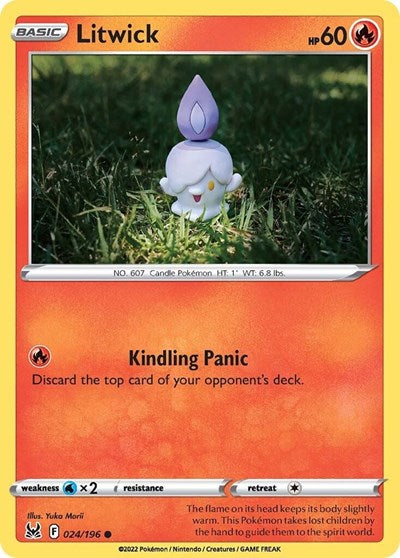 Litwick - 24/196 - Common Reverse Holo