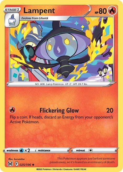 Lampent - 25/196 - Uncommon