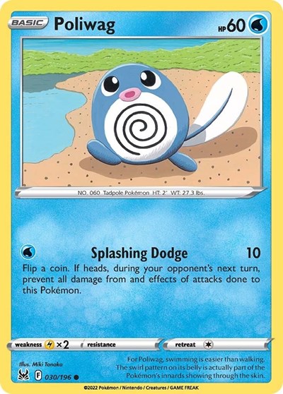Poliwag - 30/196 - Common Reverse Holo