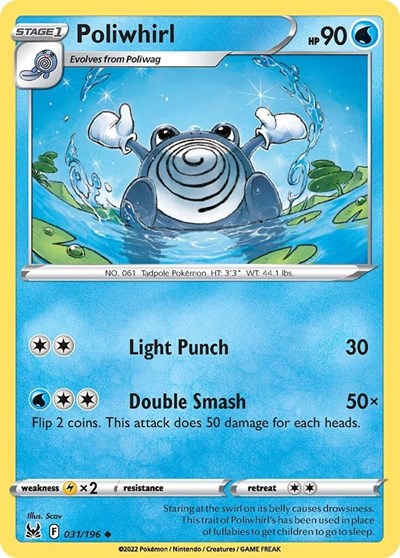 Poliwhirl - 31/196 - Uncommon Reverse Holo