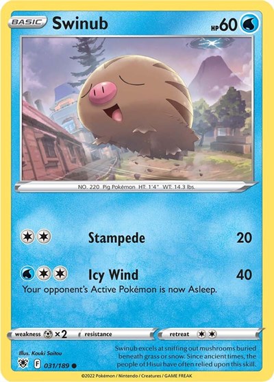 Swinub - 31/189 - Common Reverse Holo