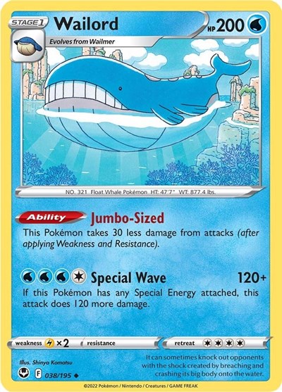 Wailord - 38/195 - Uncommon
