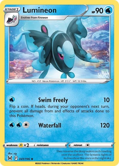 Lumineon - 41/196 - Uncommon Reverse Holo