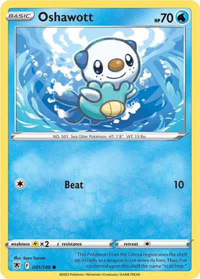 Oshawott - 41/189 - Common Reverse Holo
