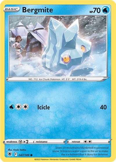 Bergmite - 47/189 - Common Reverse Holo