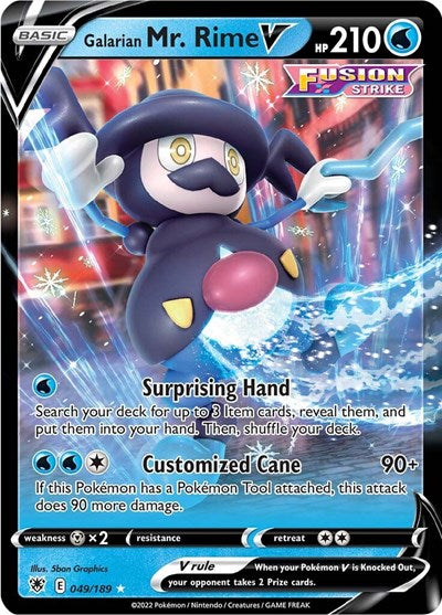 Galarian Mr. Rime V - 49/189 - Ultra Rare