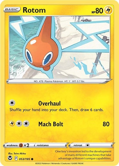 Rotom - 53/195 - Common Reverse Holo
