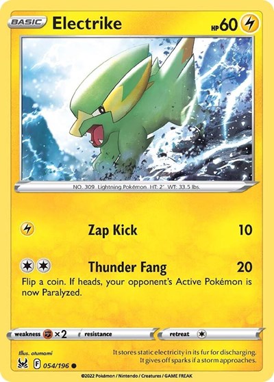 Electrike - 54/196 - Common Reverse Holo