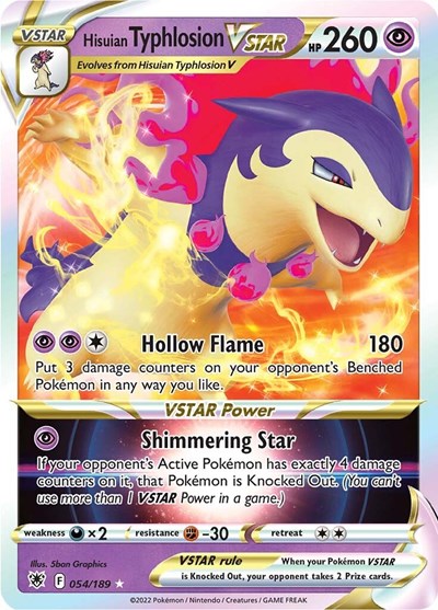 Hisuian Typhlosion VSTAR - 54/189 - Ultra Rare