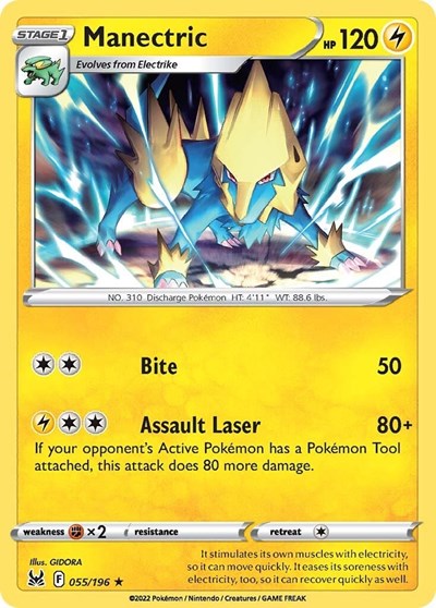 Manectric - 55/196 - Rare