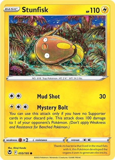 Stunfisk - 55/195 - Common Reverse Holo