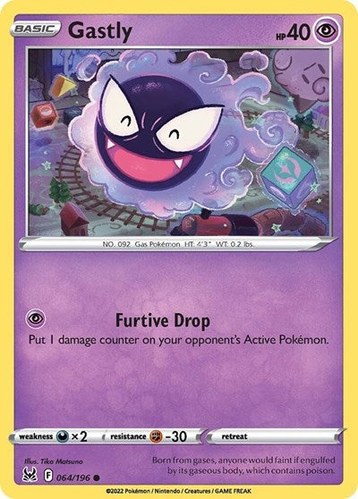 Gastly - 64/196 - Common Reverse Holo
