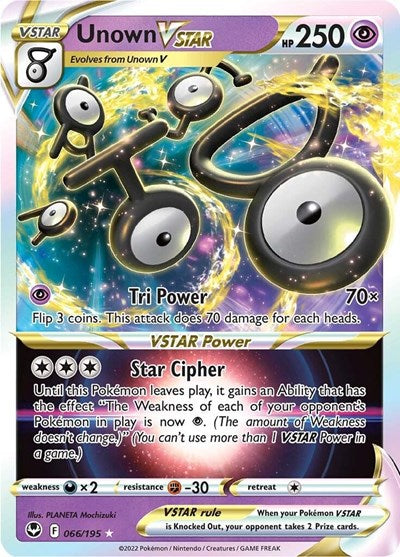 Unown VSTAR - 66/195 - Ultra Rare