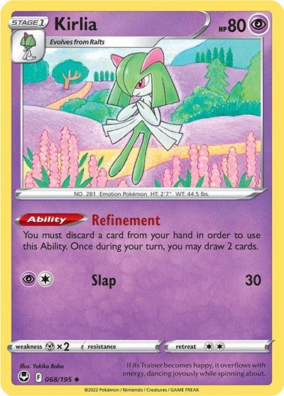 Kirlia - 68/195 - Uncommon Reverse Holo