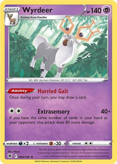 Wyrdeer - 69/189 - Holo Rare