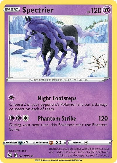 Spectrier - 81/196 - Holo Rare Reverse Holo