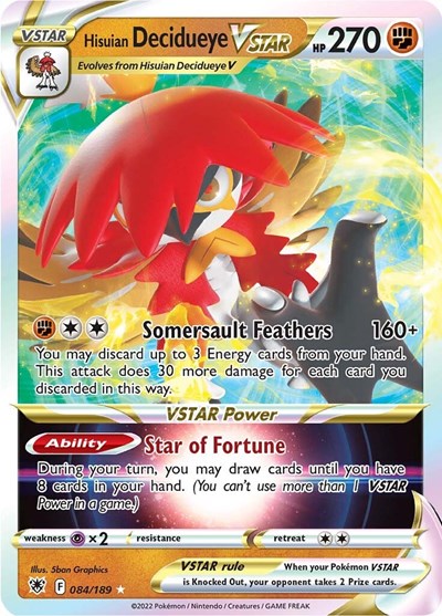 Hisuian Decidueye VSTAR - 84/189 - Ultra Rare