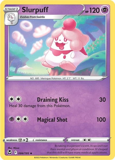 Slurpuff - 84/195 - Uncommon Reverse Holo