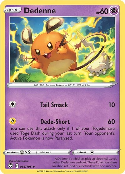 Dedenne - 85/195 - Uncommon Reverse Holo
