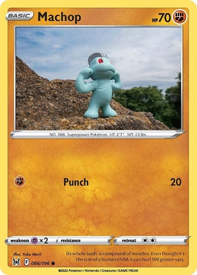 Machop - 86/196 - Common Reverse Holo