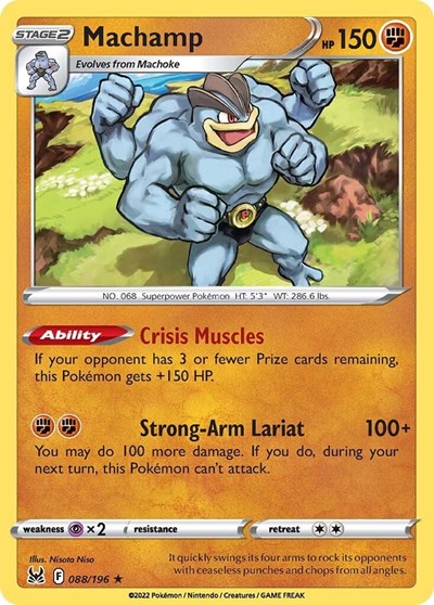 Machamp - 88/196 - Holo Rare Reverse Holo