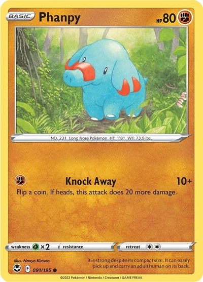 Phanpy - 91/195 - Common Reverse Holo