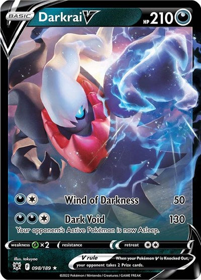 Darkrai V - 98/189 - Ultra Rare