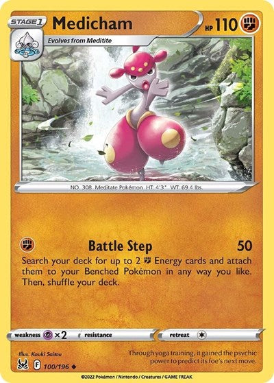 Medicham - 100/196 - Uncommon Reverse Holo