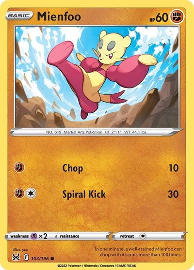 Meinfoo - 103/196 - Common Reverse Holo
