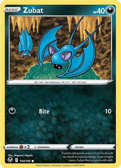 Zubat - 103/195 - Common Reverse Holo
