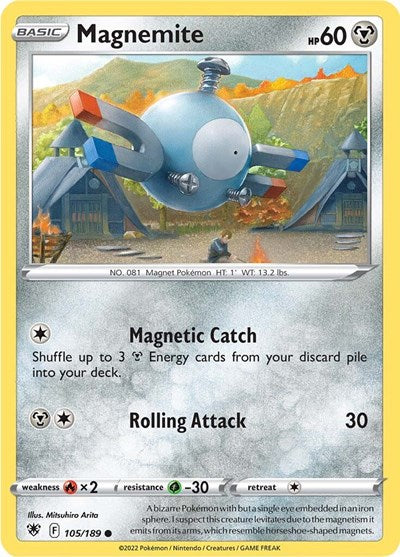 Magnemite - 105/189 - Common Reverse Holo