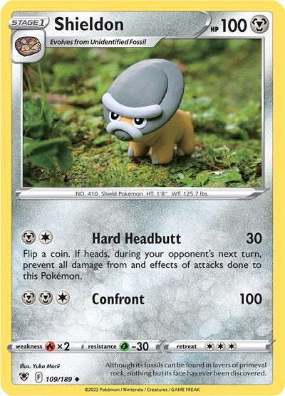 Shieldon - 109/189 - Uncommon Reverse Holo