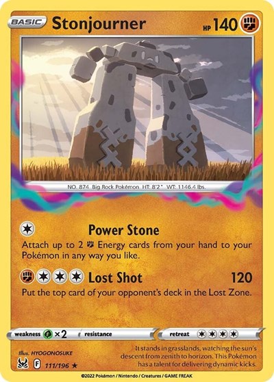 Stonjourner - 111/196 - Rare Reverse Holo