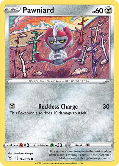 Pawniard - 115/189 - Common Reverse Holo