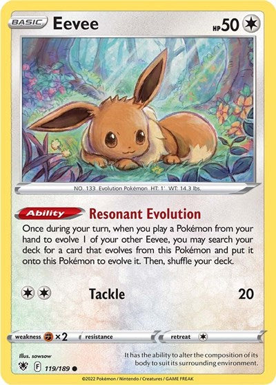 Eevee - 119/189 - Common Reverse Holo