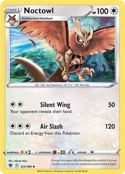 Noctowl - 121/189 - Uncommon Reverse Holo